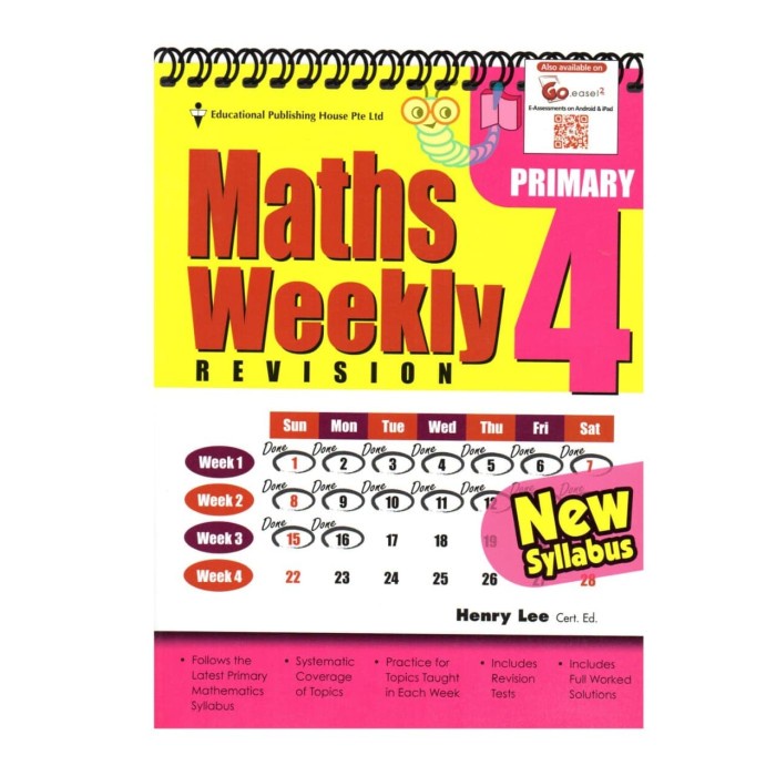 Jual Sb Maths Weekly Revision Primary 4 | Shopee Indonesia