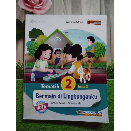 Jual Buku Tematik 2 Tema 2 Untuk Kelas 2 Sd Dan Mi Bermain