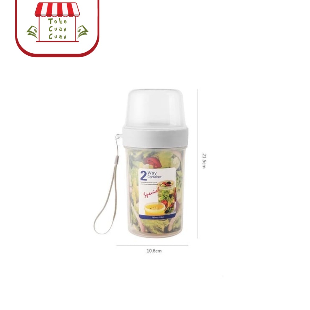 Jual TCC 2 Way Container Tempat Penyimpanan Makanan Kedap Udara food ...