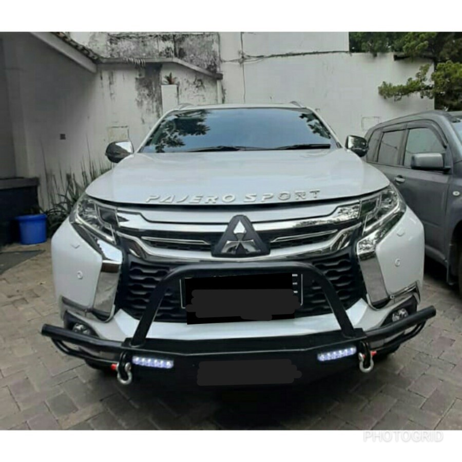 Jual Bumper Guard Tanduk Depan Model Overland Pipa Mobil PAJERO SPORT ...