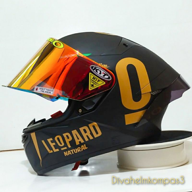Jual HELM KYT TT COURSE BLACK MATT PAKET GANTENG LEOPARD ORIGINAL|Kyt ...