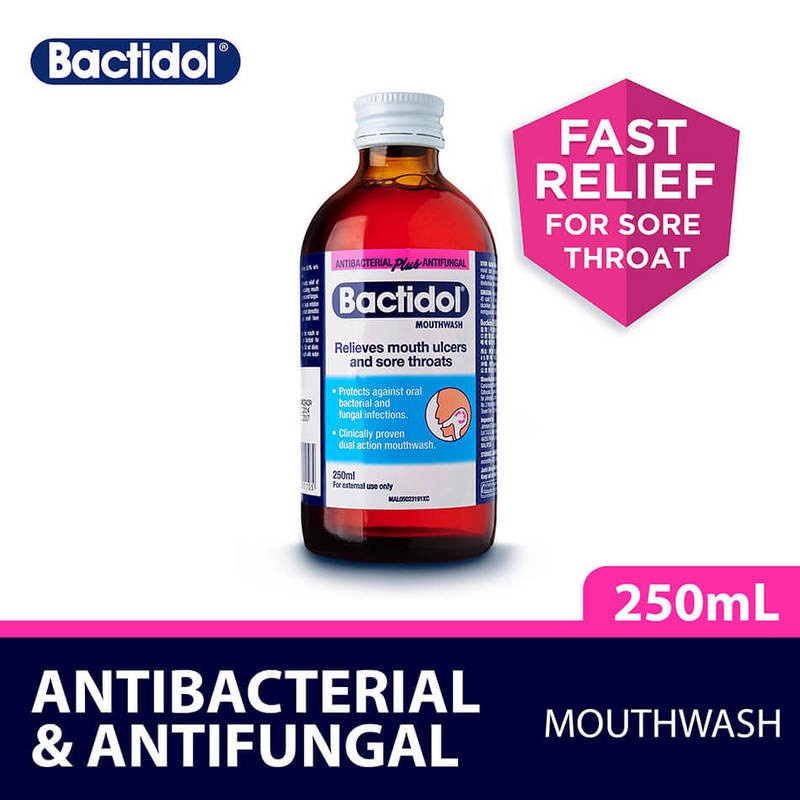 Jual Bactidol Mouthwash 250ml Shopee Indonesia