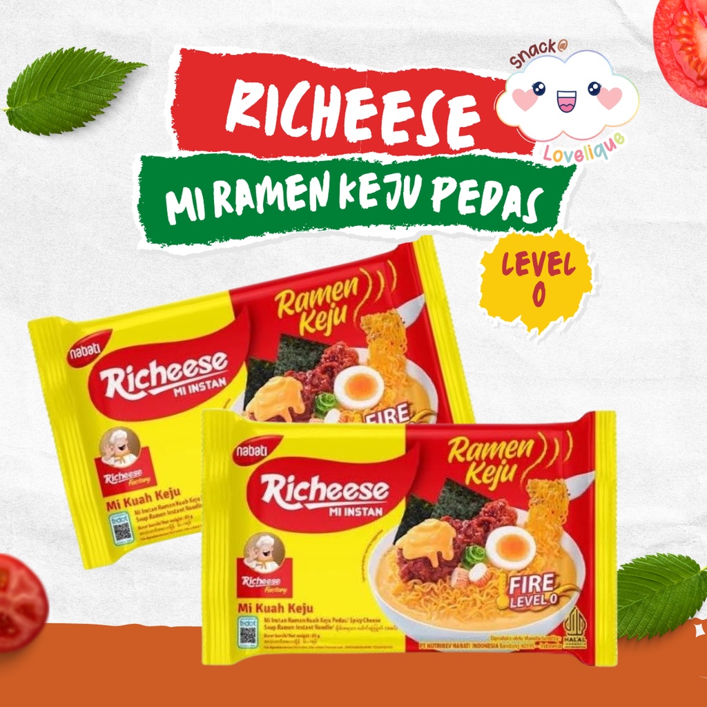 Jual Nabati Richeese Mie Keju - Ramen Keju Mie Kuah / Mie Goreng - All ...