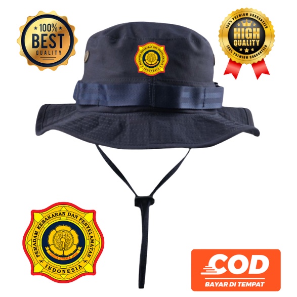 Jual topi gunung topi rimba Logo Pemadam kebakaran damkar v2 ...
