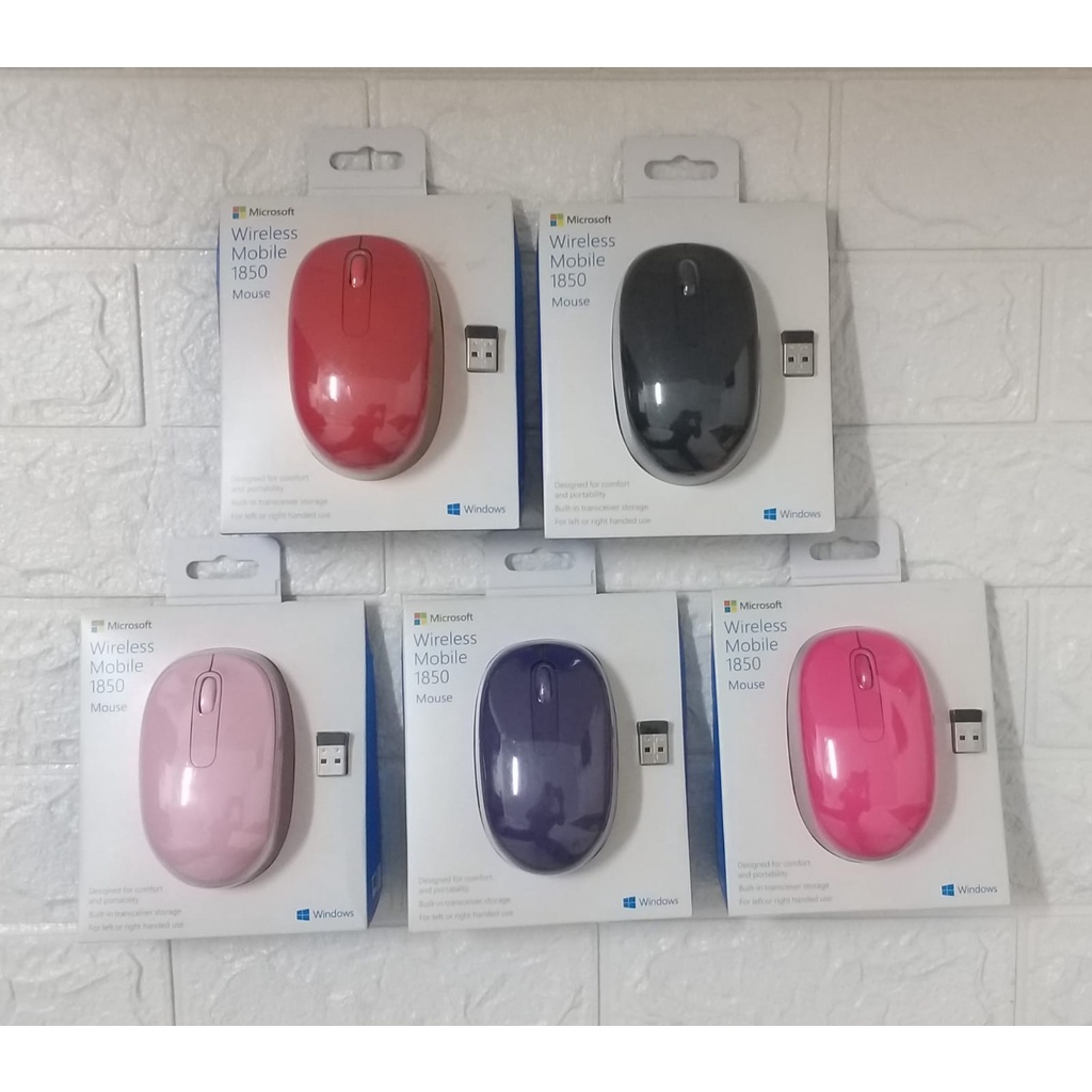 Jual MOUSE MICROSOFT 1850 WIRELESS | Shopee Indonesia