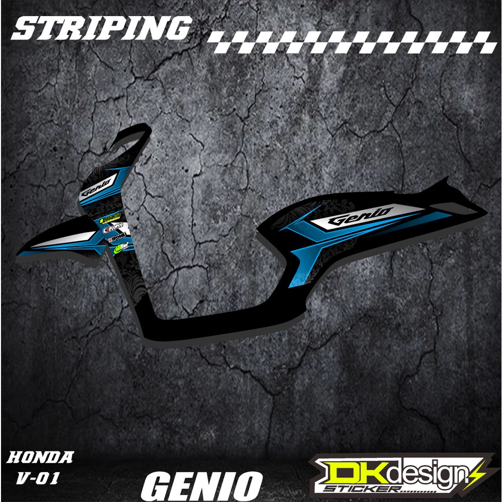 Jual STRIPING GENIO Lis Variasi STRIPING Motor HONDA GENIO Desain ...
