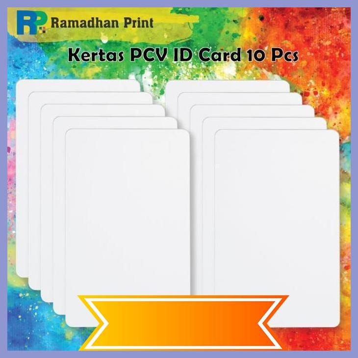 Jual [RPT] Kartu PVC Polos / ID Card PVC / Blank Card PVC | Shopee ...