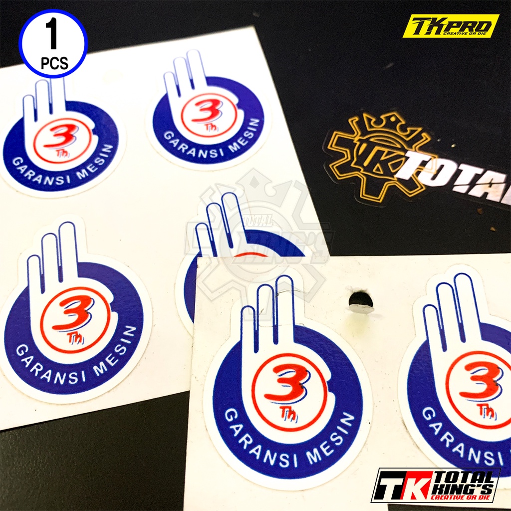 Jual STIKER STICKER GARANSI 3 TAHUN YAMAHA UNIVERSAL | Shopee Indonesia