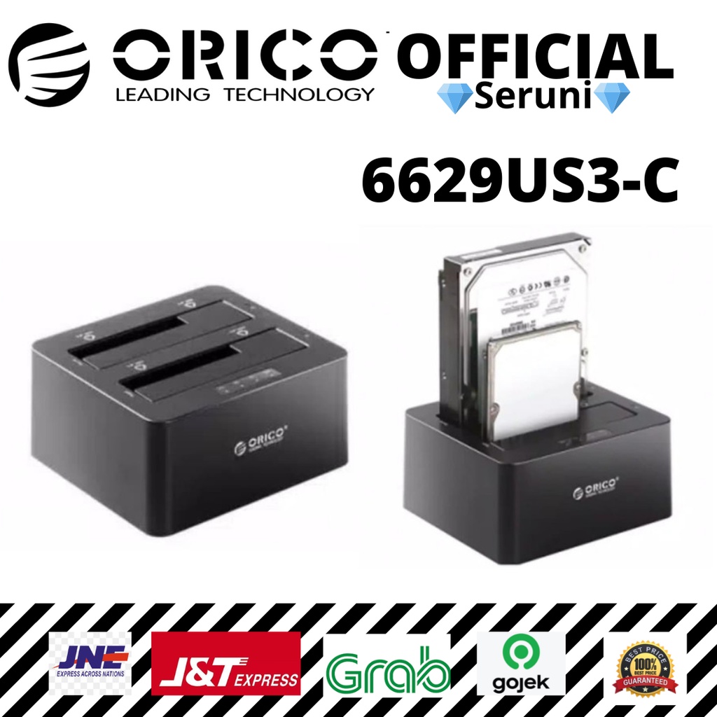 Jual Seruni Orico Us C Usb To Sata Dual Bay External Hdd