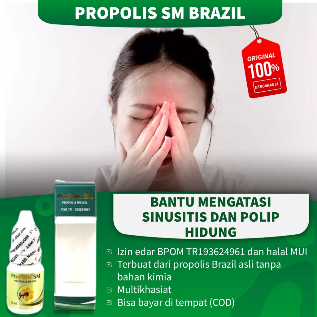 Jual Propolis Obat Polip Hidung Dan Sinusitis Obat Sinusitis Aman