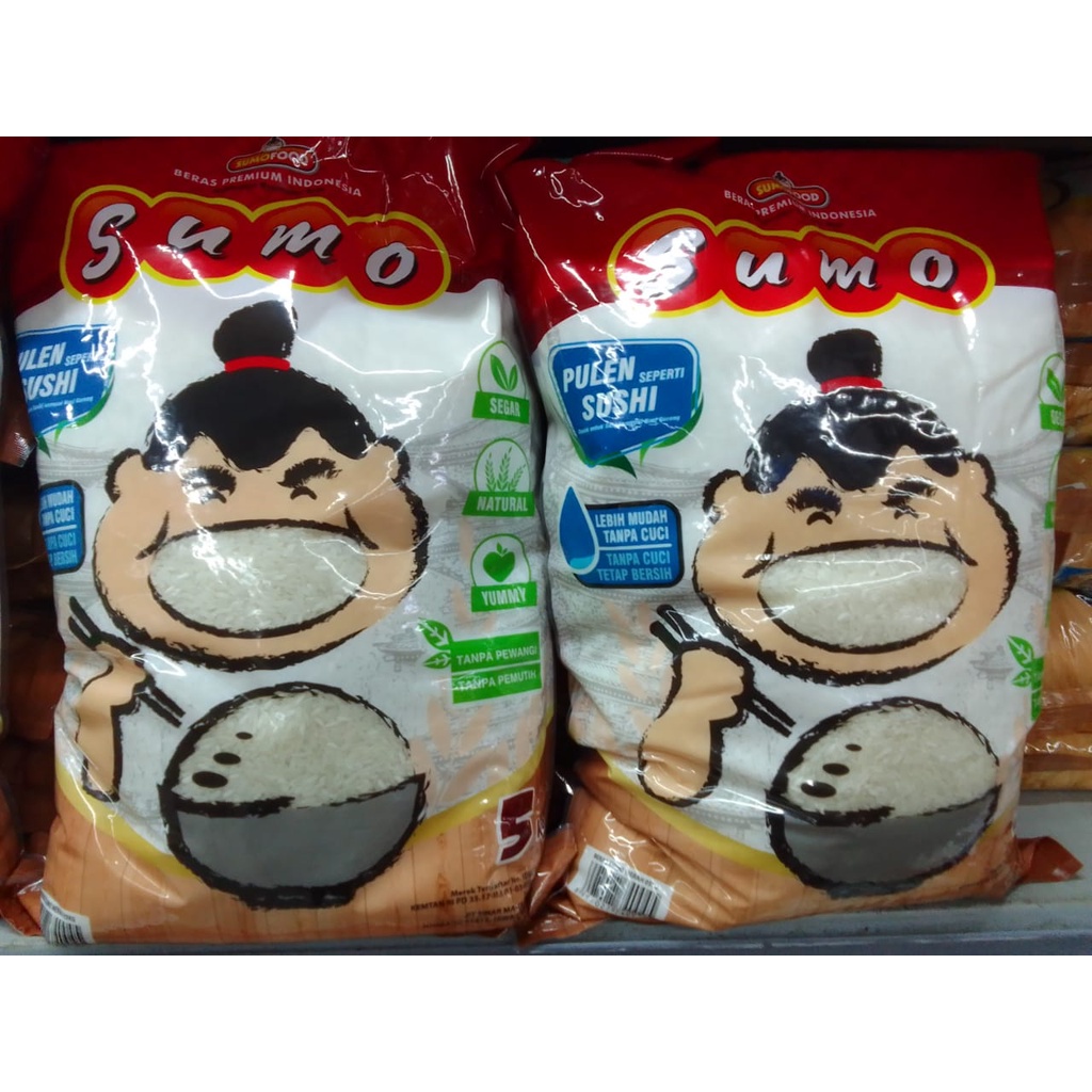 Jual Beras Sumo Premium Kemasan 5 kg | Shopee Indonesia