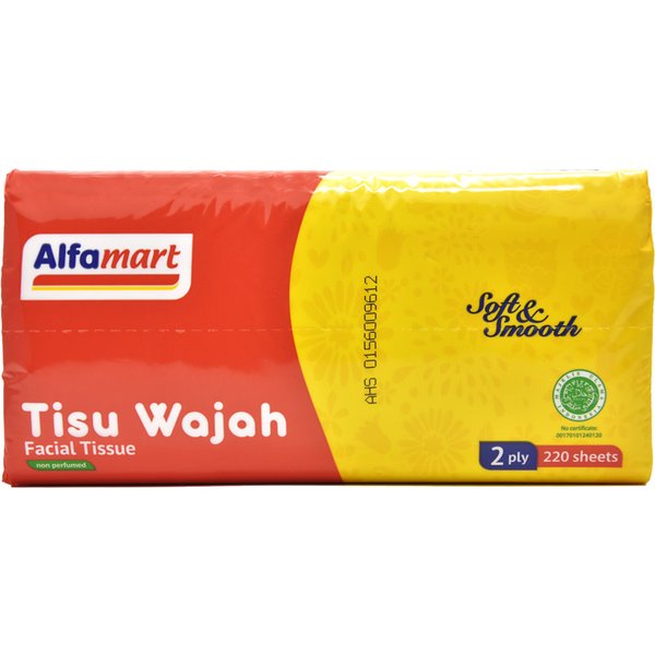 Jual Tisu Wajah Alfamart Alfamidi 220 Sheet Lembar Shopee Indonesia 7493