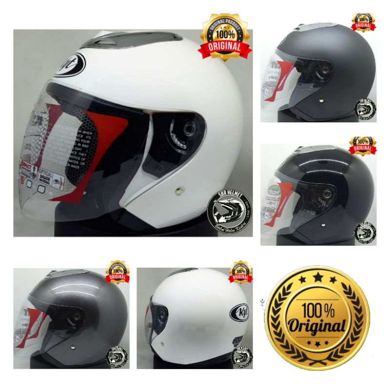 Jual Helm kyt jet SOLID/polos original half face Shopee Indonesia