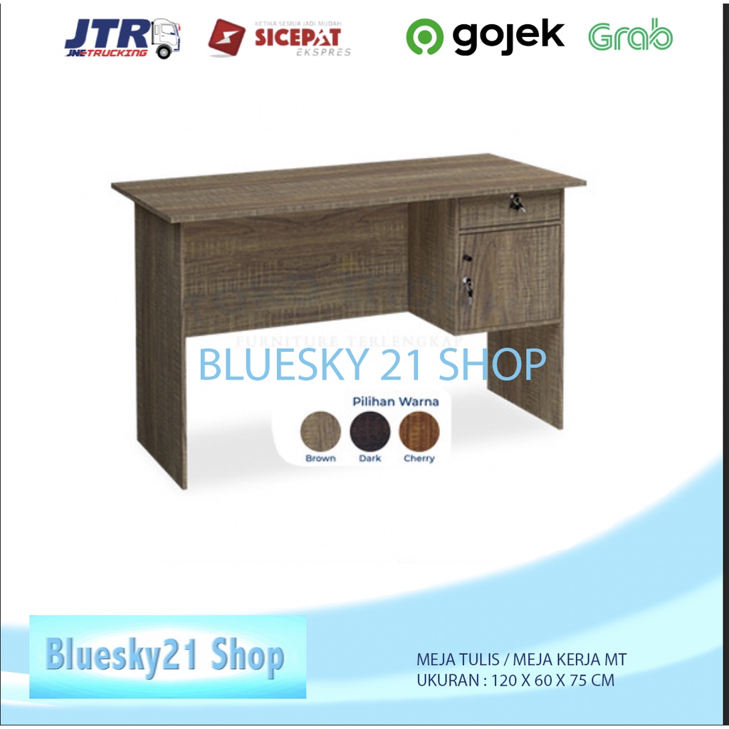 Jual MEJA KERJA 1/2 BIRO / MEJA KANTOR MURAH / MEJA KERJA MINIMALIS