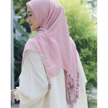 Beeme Scarves LYTHA Series Voal Premium Hijab Segi Empat Voal Anti Letoy Hijab Modern Kerudung