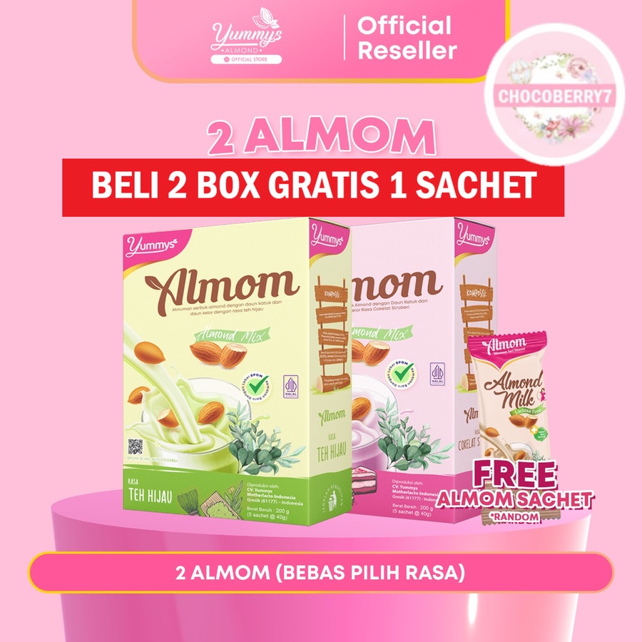 Jual Almom Booster Asi Milk Susu Almom Pelancar Asi Yummys Bubuk Susu