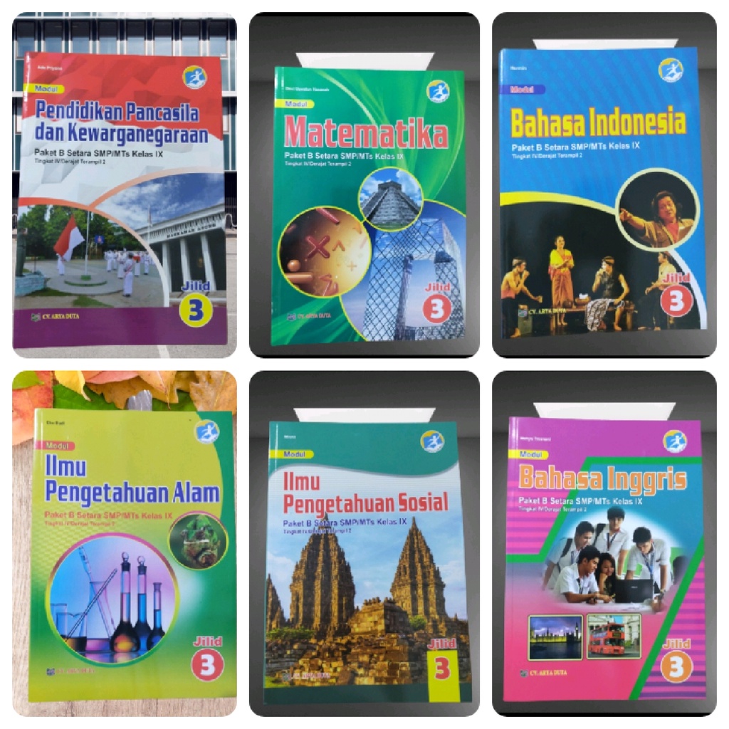 Jual Harga Satuan Buku Modul Paket B Setara SMP Ilid 3 Kelas 9 Penerbit ...