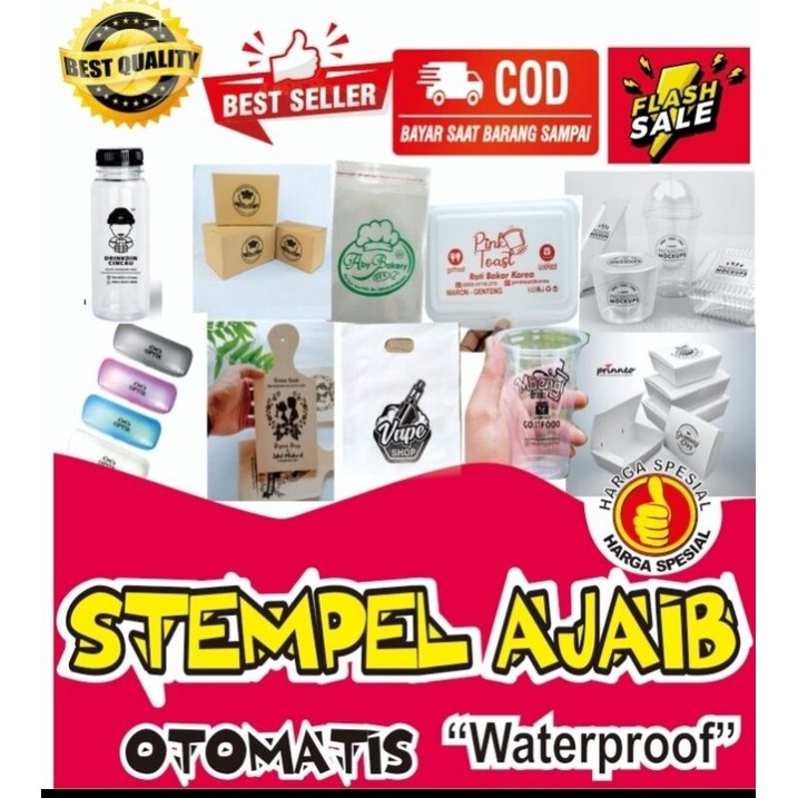 Jual stempel permanen,plastik,sterifoam,gelas cup plastik,besi,kayu ...