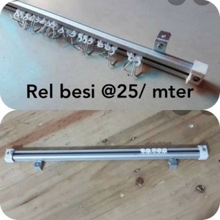 Jual Batang Besi Alumunium Gorden Jendela Fifa roket Korden Hordeng ...