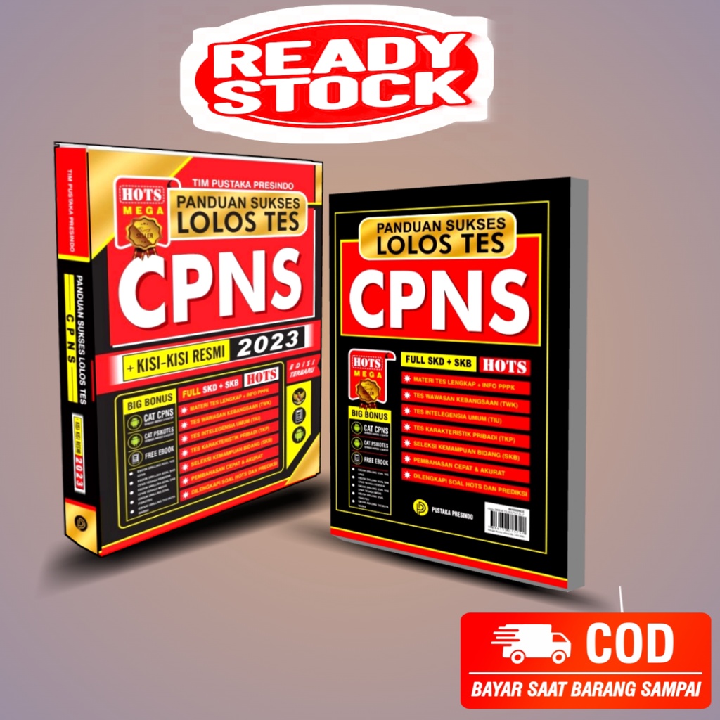 Jual Buku Cpns Panduan Sukses Lolos Tes Sukses Cpns Cat Cpns Kisi Kisi Resmi