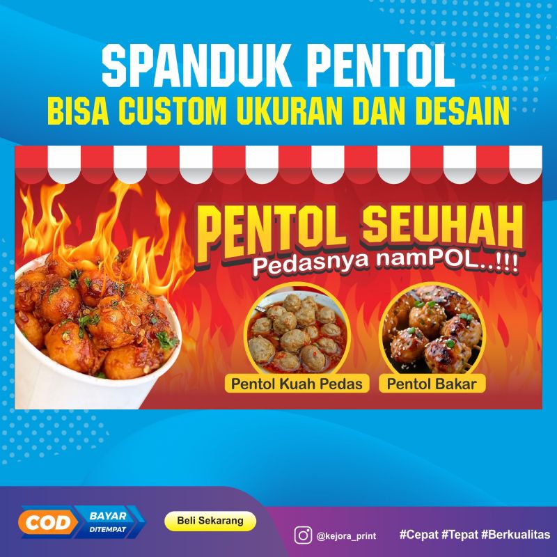 Jual Spanduk Pentol Murah Shopee Indonesia