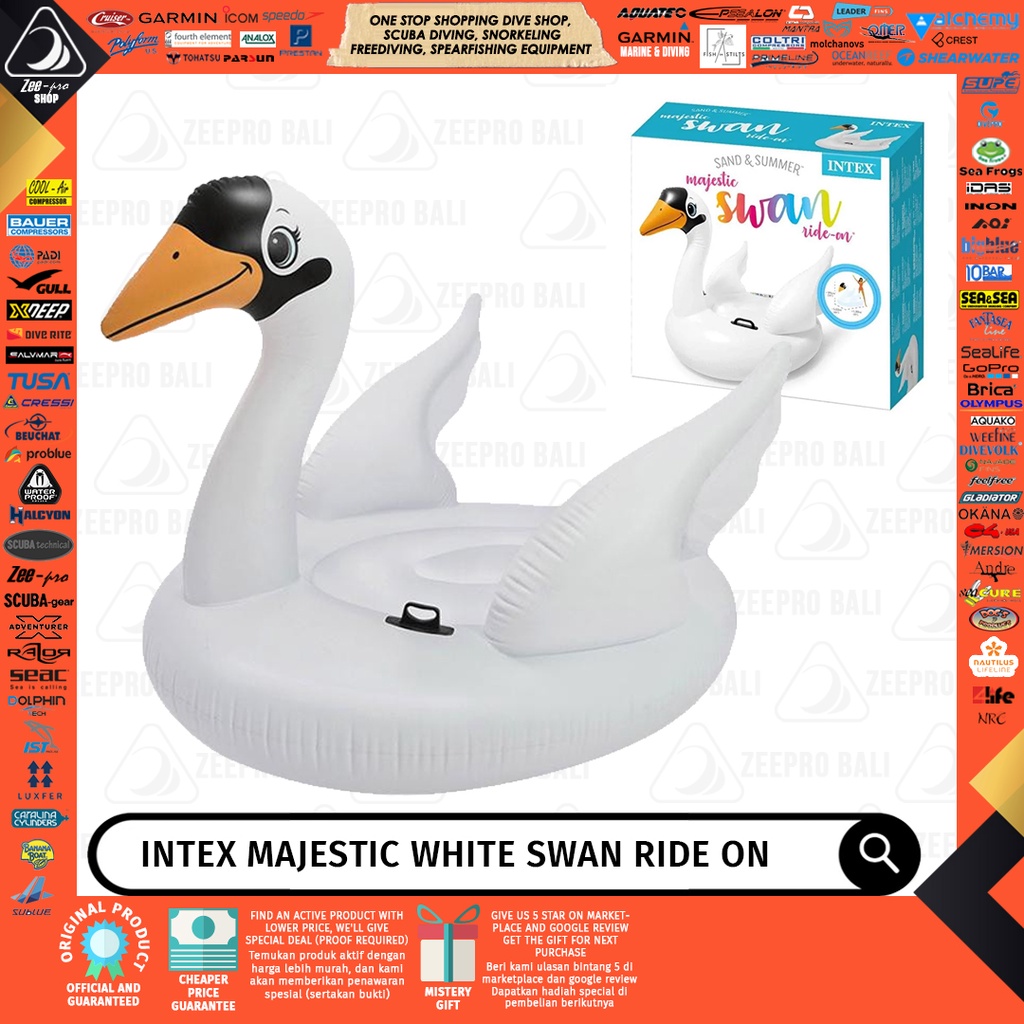 Jual Floaties Bebek Angsa Pelampung Intex Swan Ride On Kolam Renang ...