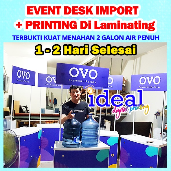Jual Event desk meja jualan meja promosi meja pameran booth portable ...