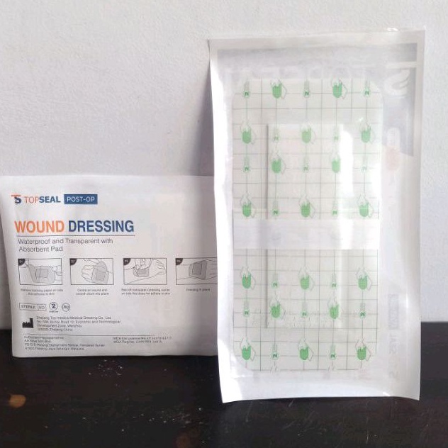 Jual Topseal Post Op Wound Dressing Waterproof 10x20cm / Plester Luka