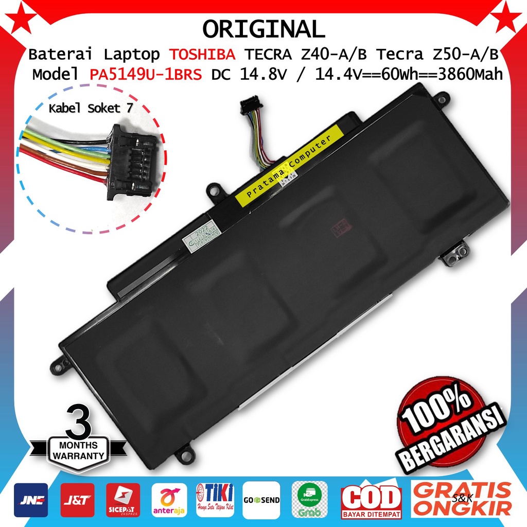 Accu geschikt voor laptop Toshiba Tecra Z50-A-16d, Z40-A-17k, type