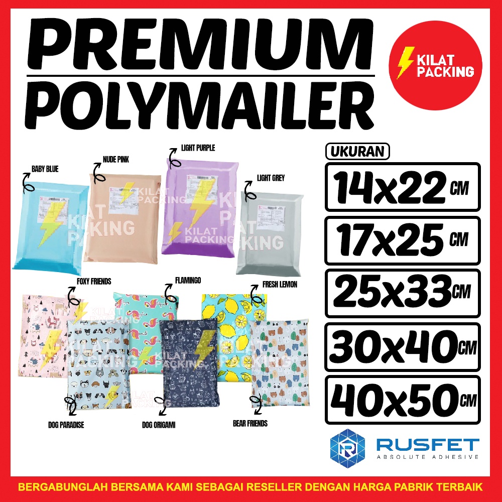 Jual Amplop Polymailer Packing Online Shop Premium Plastik Packing Olshop Aneka Motif 2117