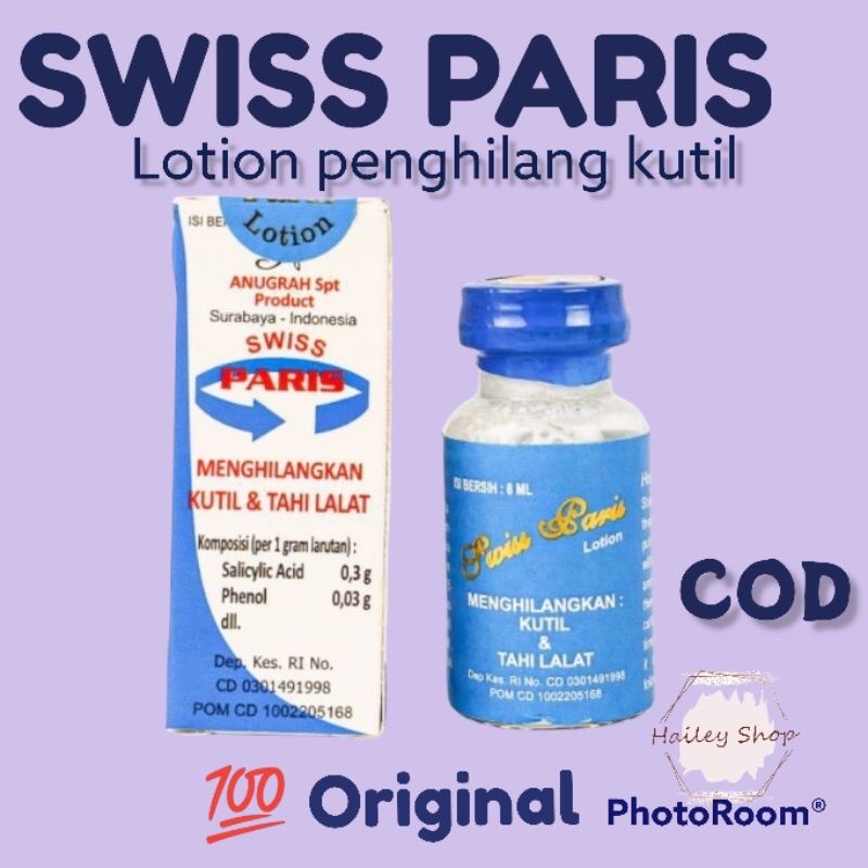 Jual Swiss Paris Lotion Obat Penghilang Kutil dan Obat Penghilang Tahi