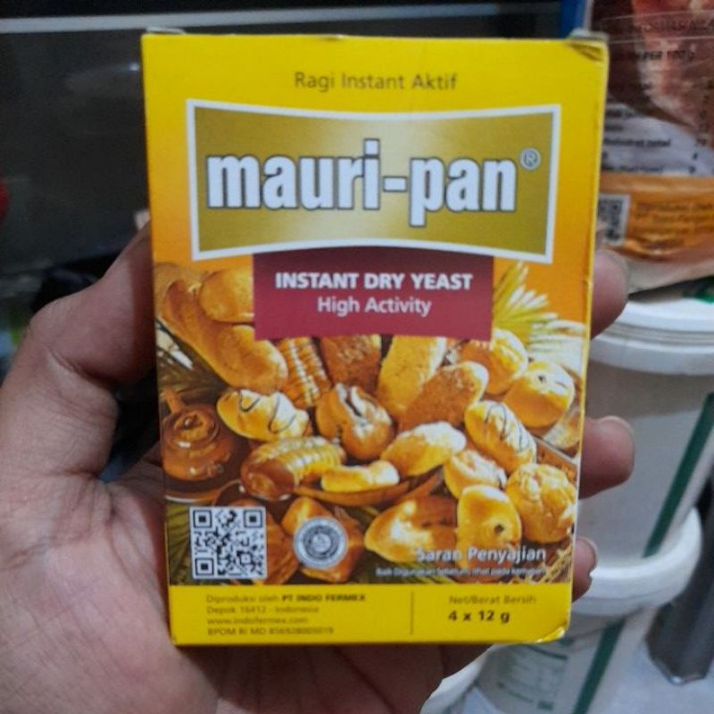 Jual ragi instant mauripan sachet (4x12 gr) | Shopee Indonesia