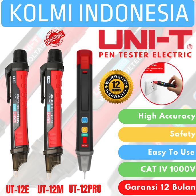 Jual UNI-T Socket Wall AC Voltage Detector Electric Sensor Test Pen ...