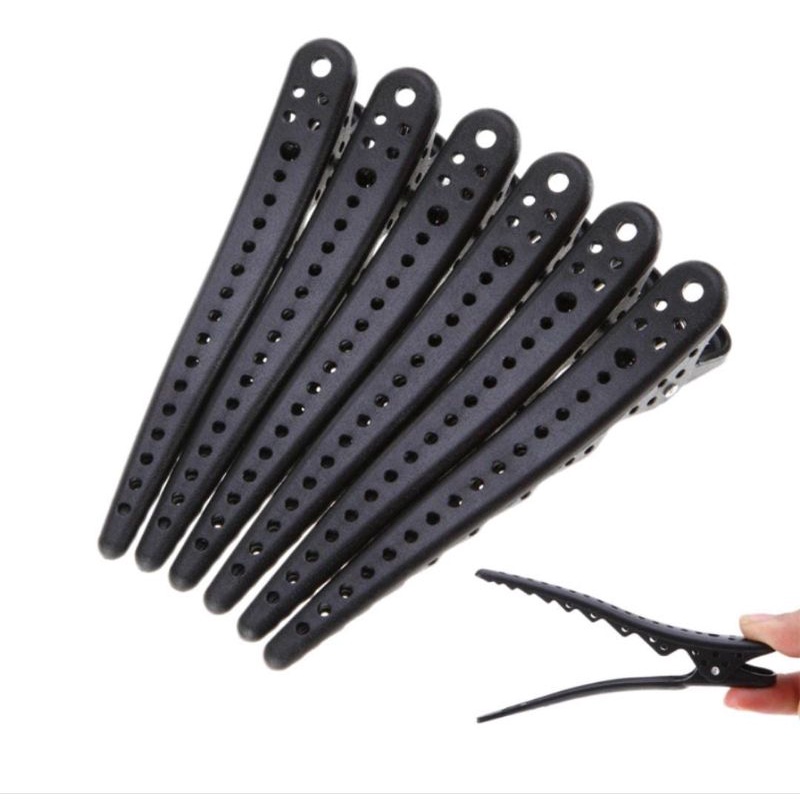 Jual Jepit parting hitam barbershop jepit rambut cukur barber | Shopee ...