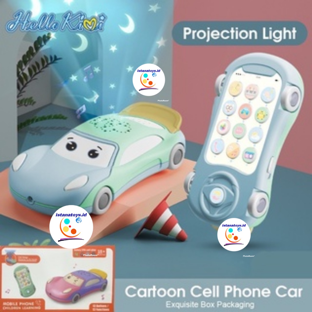 Jual ID Mainan Anak Handphone Proyektor Dborki Children Learning phone ...