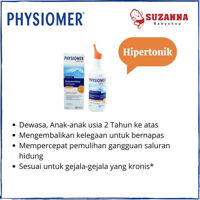 Jual NEW!! PHYSIOMER HYPERTONIC DECONGESTANT NASAL SPRAY 135ML