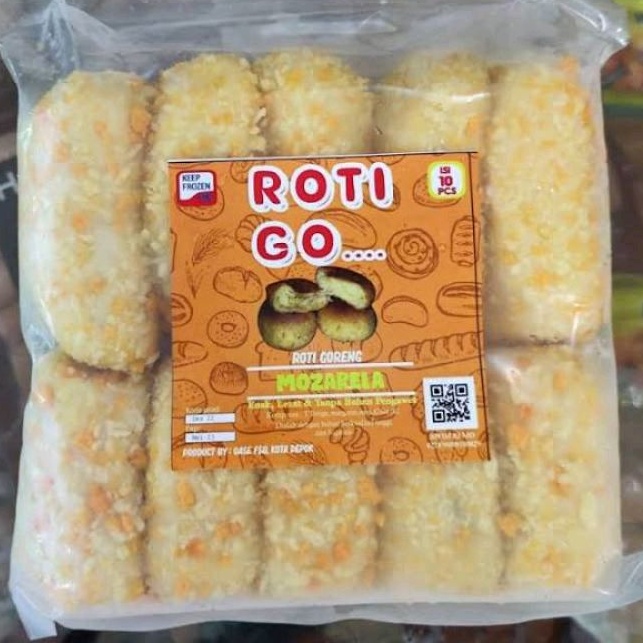 Jual Roti Go Roti Goreng Mozzarella isi 10pcs | Shopee Indonesia