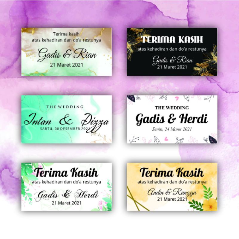 Jual Kartu Ucapan terimakasih Kartu Souvenir | Shopee Indonesia