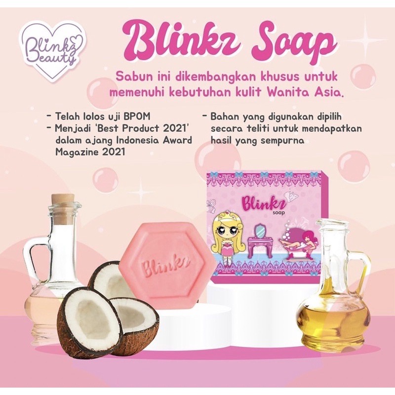 Blinkz Soap 60gr Sabun Mandi Pemutih