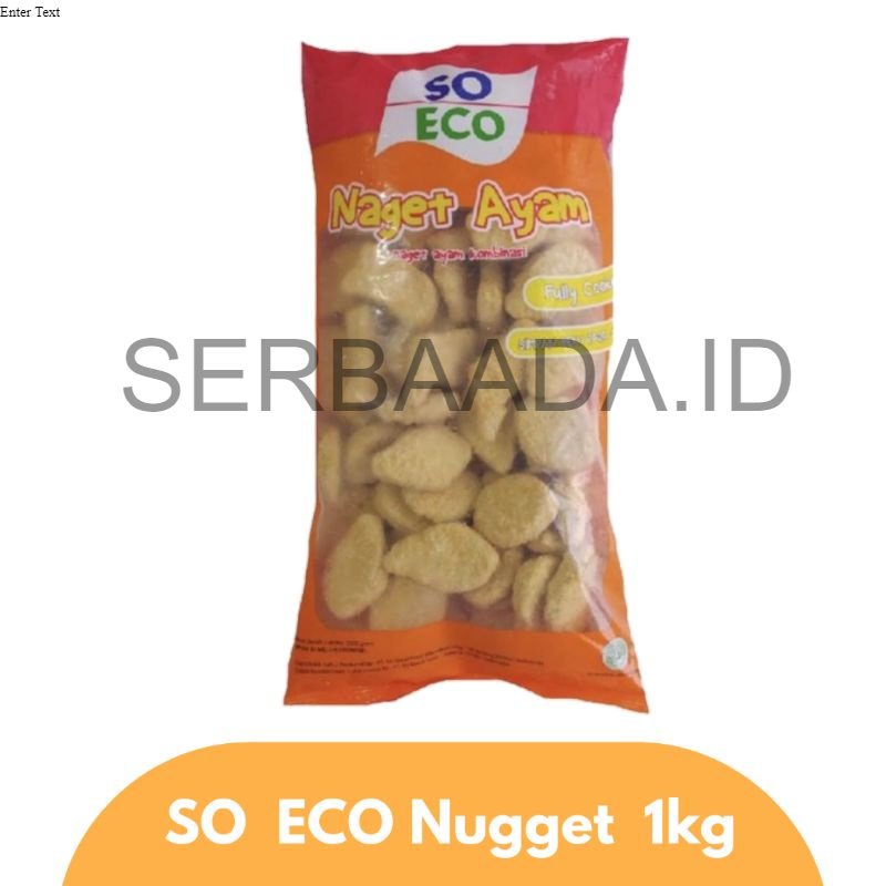 Jual So Eco Nuget 1kg Nuget So Eco 1 Kg SO ECO CHICKEN NUGGET 1KG NAGET AYAM HALAL SO ECO