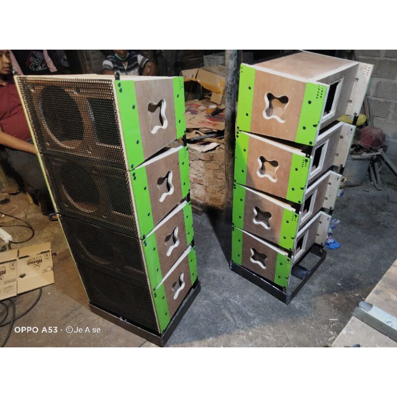 Jual Box Speaker Line Array 10 In Singel Twitter Shopee Indonesia