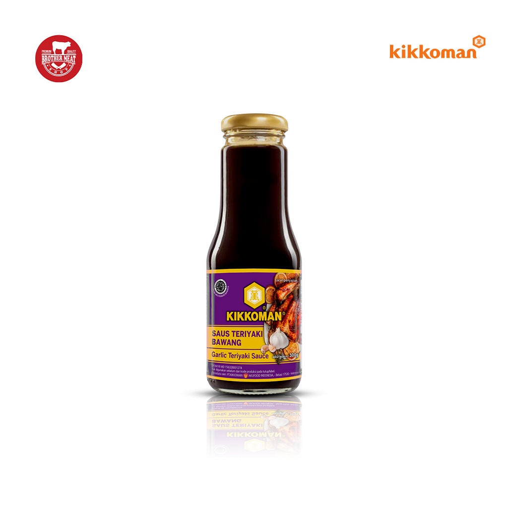 Jual Kikkoman Garlic Teriyaki Sauce Halal 300gr Shopee Indonesia