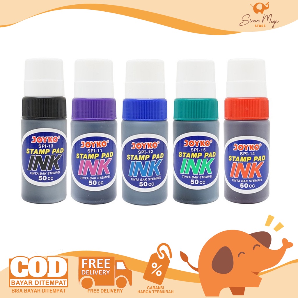 Jual Joyko Refill Tinta Stamp Pad Ink SPI11/12/13/14 / Cap Stamp
