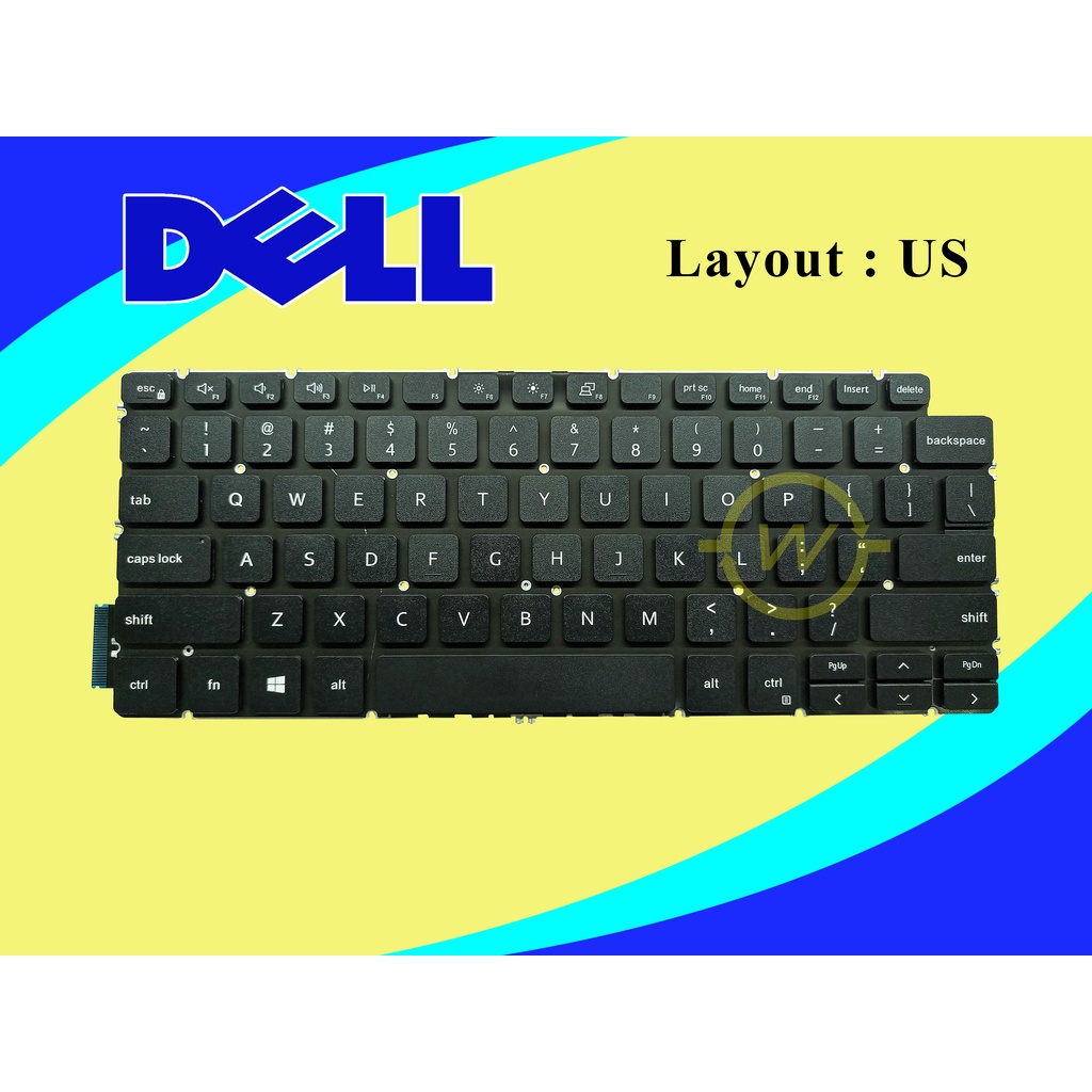 Jual Keyboard Dell Latitude 3301 3410 3311 3405 5390 Series Hitam ...
