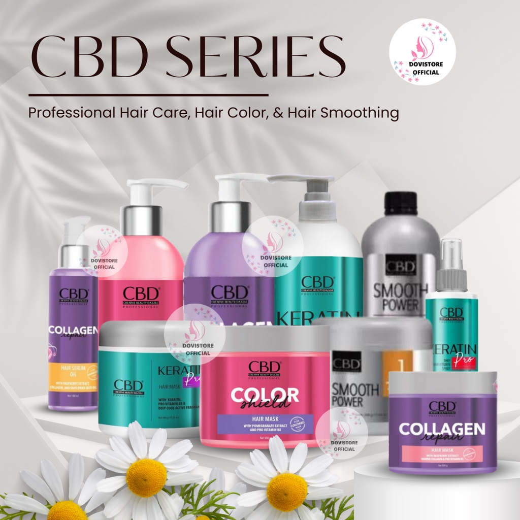 Jual Cbd Professional Keratin Pro Color Shield Collagen Repair Hair Mask Shampoo Conditioner