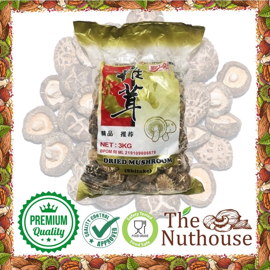Jual 1kg Jamur Shitake / Shiitake Mushroom / Hioko / Xiang Gu Grade A