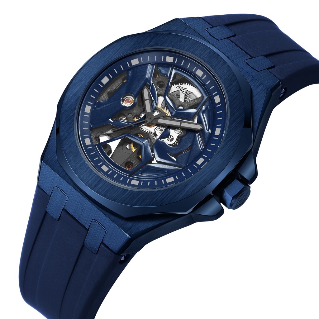 Jual Jam Tangan Parlent Pria Xander Rubber Automatic | Shopee Indonesia