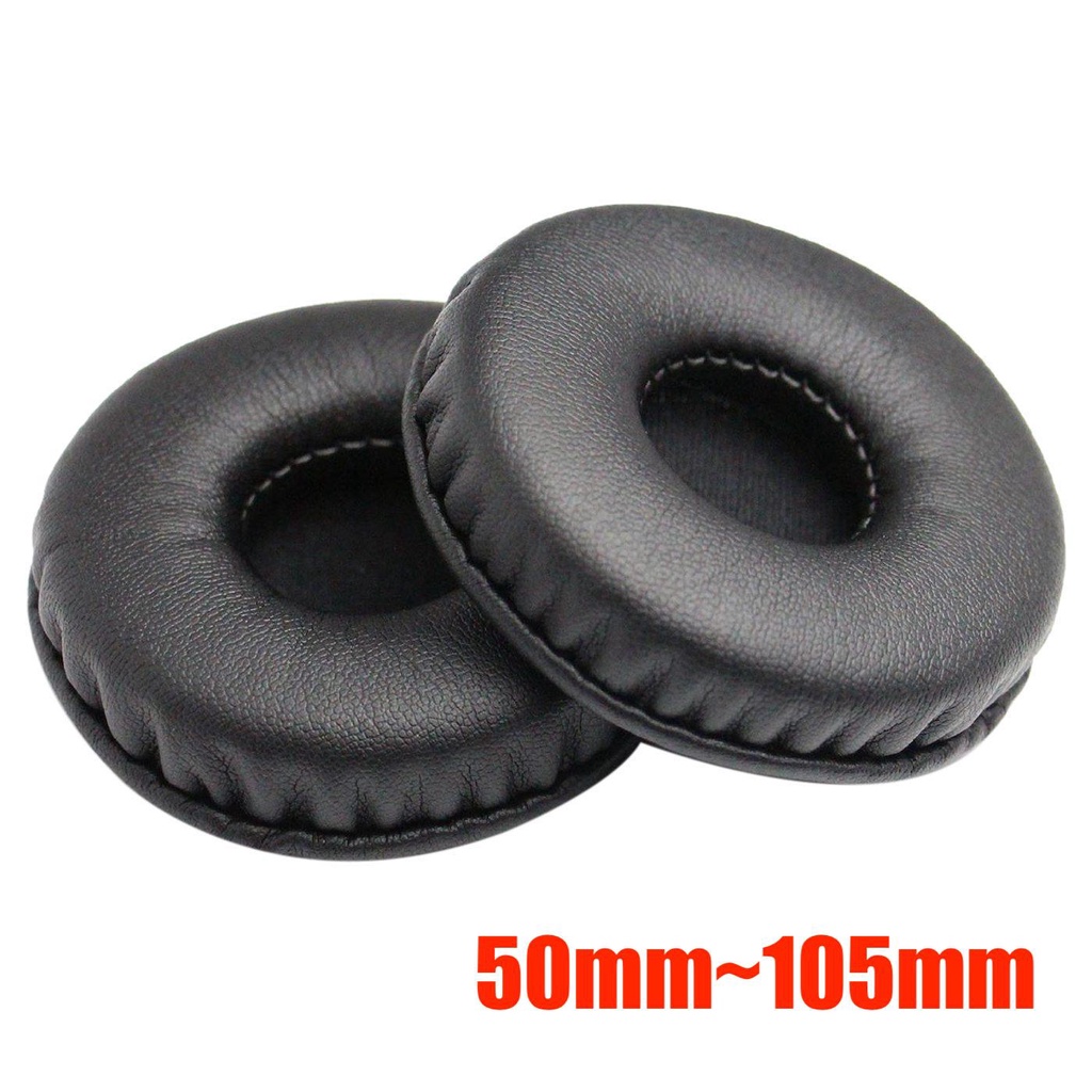 Jual Leather Ear Foam Pad Replacement Headphone Cushion 50 55 60 65 70 ...