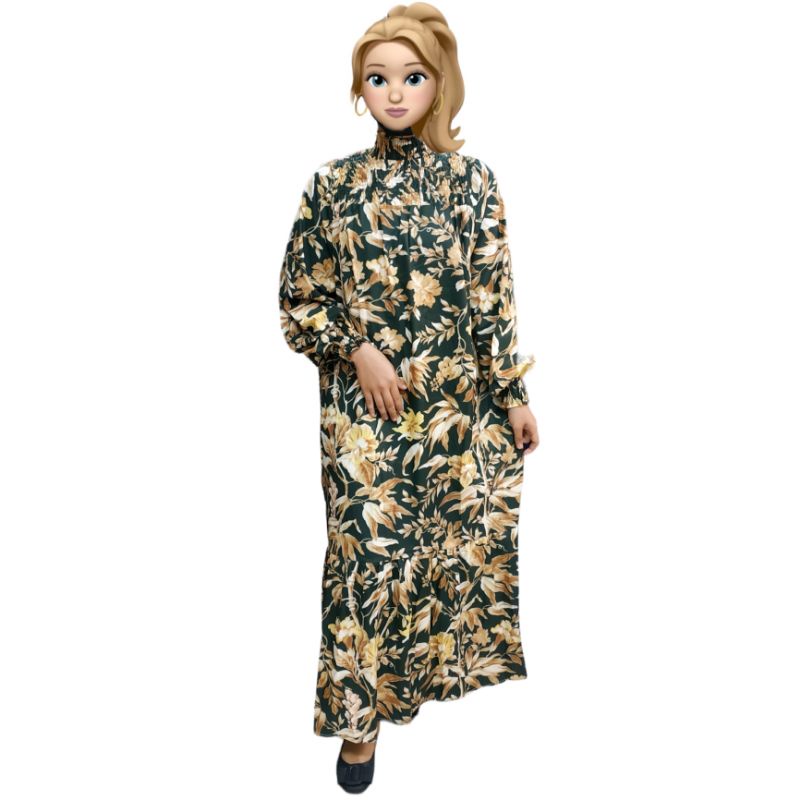 midi dress bangkok remaja Jual MIDI DRESS BANGKOK GAMIS BANGKOK WANITA LONG CARDI OUTER CARDIGAN BANGKOK  REMAJA WANITA MOTIF BUNGA PEREMPUAN FULL KANCING BUSUI BISA DISERUT TALI  PITA IMPORT