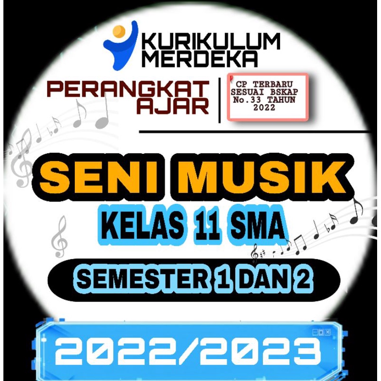 Jual PERANGKAT AJAR SENI MUSIK KELAS 11 SMA FASE F KURIKULUM MERDEKA ...